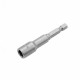 Tolsen magnetic socket heads, set of 3, 1/4 x65mm, 7 mm, 40Cr steel (77842)