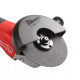 Milwaukee M18 cordless angle grinder BLSAG125X-402X 125mm 18V 2x4A h M12-18S spare part 11000rpm 2.4kg case (4933492644)