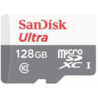 SanDisk microSD 128GB C10 UHS-I R100MB/s Ultra (SDSQUNR-128G-GN6MN)