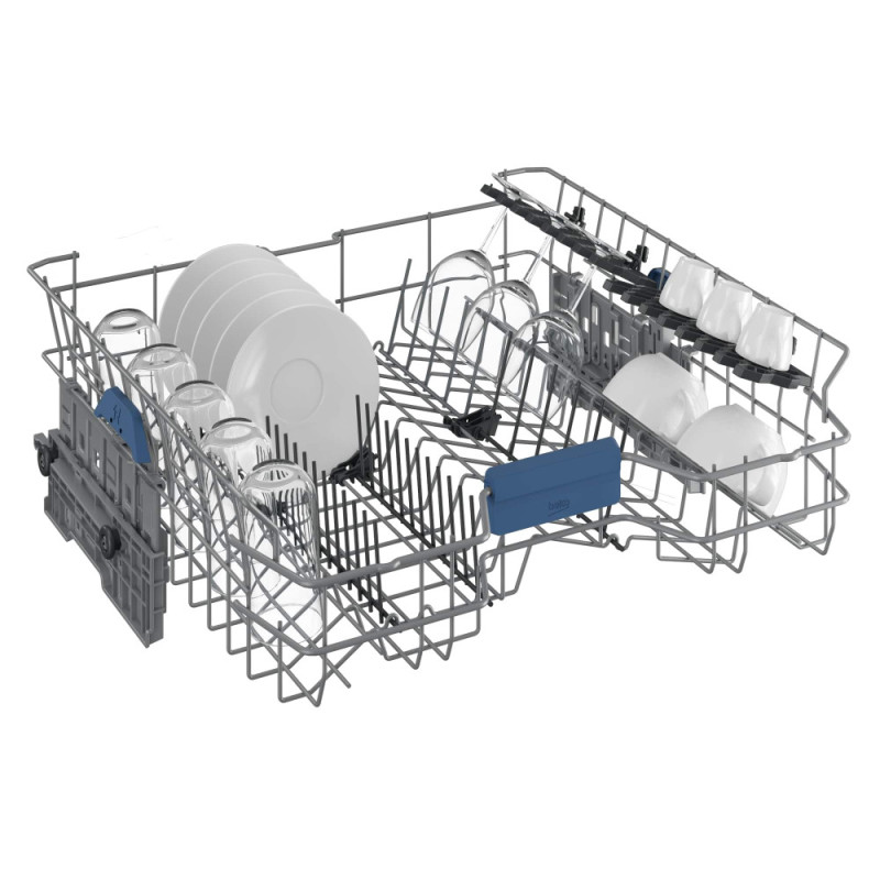 Beko Dishwasher, 15sets, A++, 60cm, display, 3 basket, inox (BDFN26522XQ)