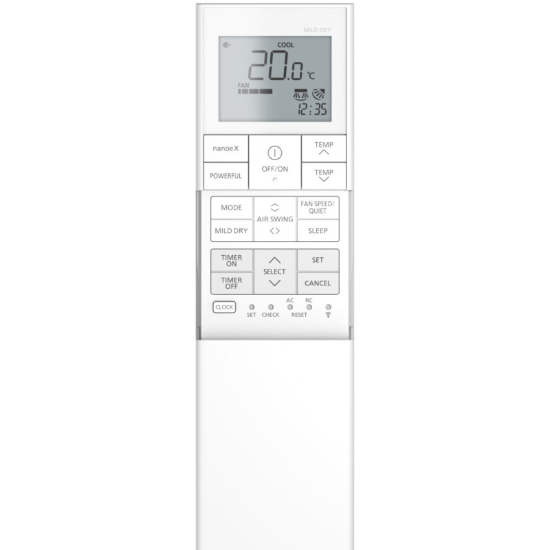 ARDESTO Кондиціонер Etherea 25м2 інвертор 9000BTU 2.5кВт A+++/A+++ -20°С Wi-Fi R32 сріблястий (CS-XZ25ZKEW/CU-Z25ZKE)