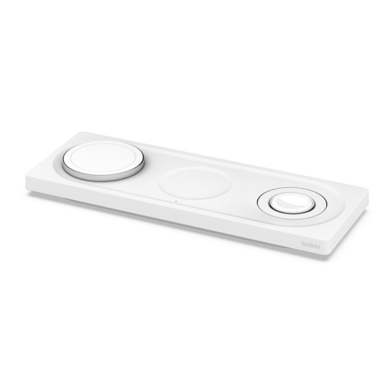 Belkin 3in1 Wireless Charging Pad with MagSafe White (WIZ016VFWH)