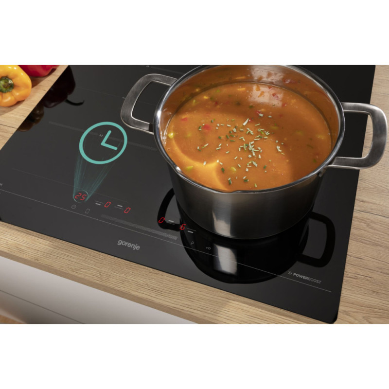 Gorenje Варочная поверхность индукционная, 60см, обьединение конфорок, черный (ISC645BSC)