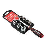 Top Tools Socket set, 3/8 , with ratchet, 8 pcs (38D142)