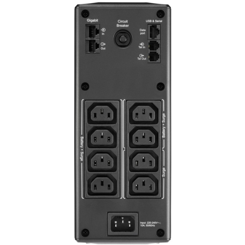 APC Джерело безперебійного живлення Back-UPS Pro 1300VA/780W, LCD, USB, 6+2 C13 (BR1300MI)