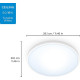 WiZ Smart ceiling lamp SuperSlim Ceiling 16W, 1500lm, 29.2cm, 2700-6500K, Wi-Fi, white (929002685101)