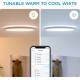 WiZ Smart ceiling lamp SuperSlim Ceiling 16W, 1500lm, 29.2cm, 2700-6500K, Wi-Fi, white (929002685101)