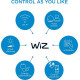 WiZ Smart ceiling lamp SuperSlim Ceiling 16W, 1500lm, 29.2cm, 2700-6500K, Wi-Fi, white (929002685101)