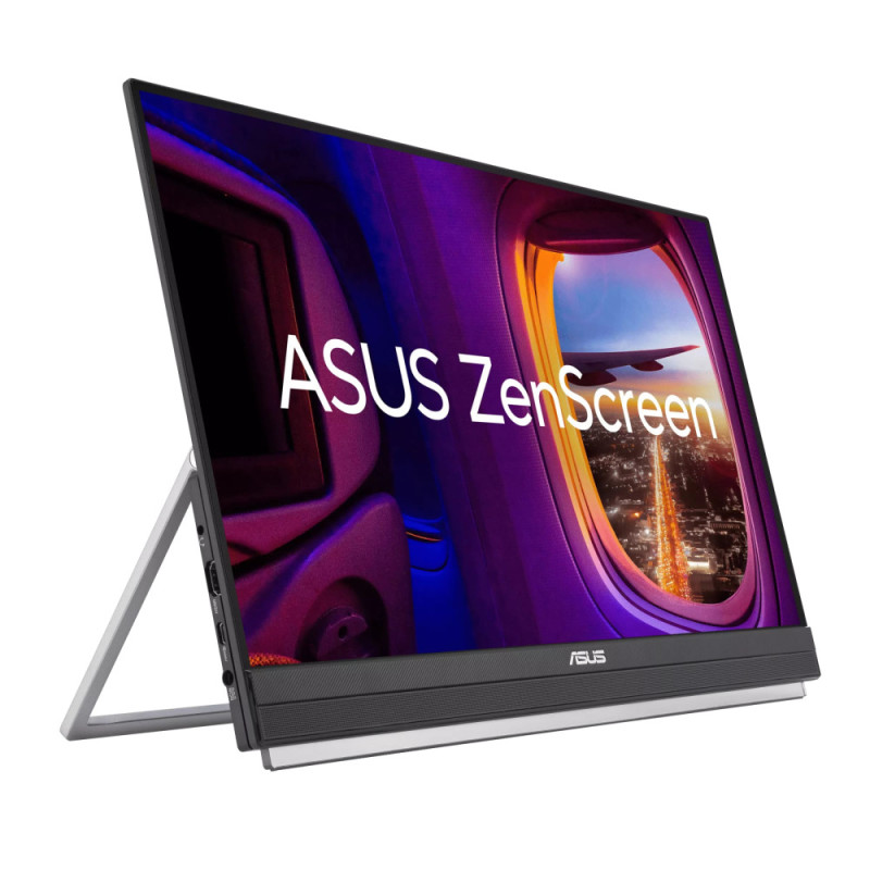 ASUS Монітор портативний 21.5" ZenScreen MB229CF HDMI, USB-C, MM, IPS, 100Hz, AdaptiveSync, C-Clamp Arm (90LM08S5-B01A70)
