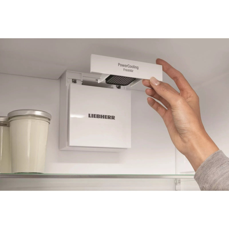 Liebherr Холодильна камера вбудована, 177x55.9х54.6, 291л, 1дв., A+, ST, диспл внутр., BioFresh, білий (IRBE5120)
