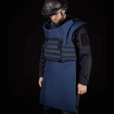 Ukrainian Armor Anti-debris kit HDA (Humanitarian Demining Apron), protection class DSTU 2, size L-XL, blue (HDALXLBLUE2)