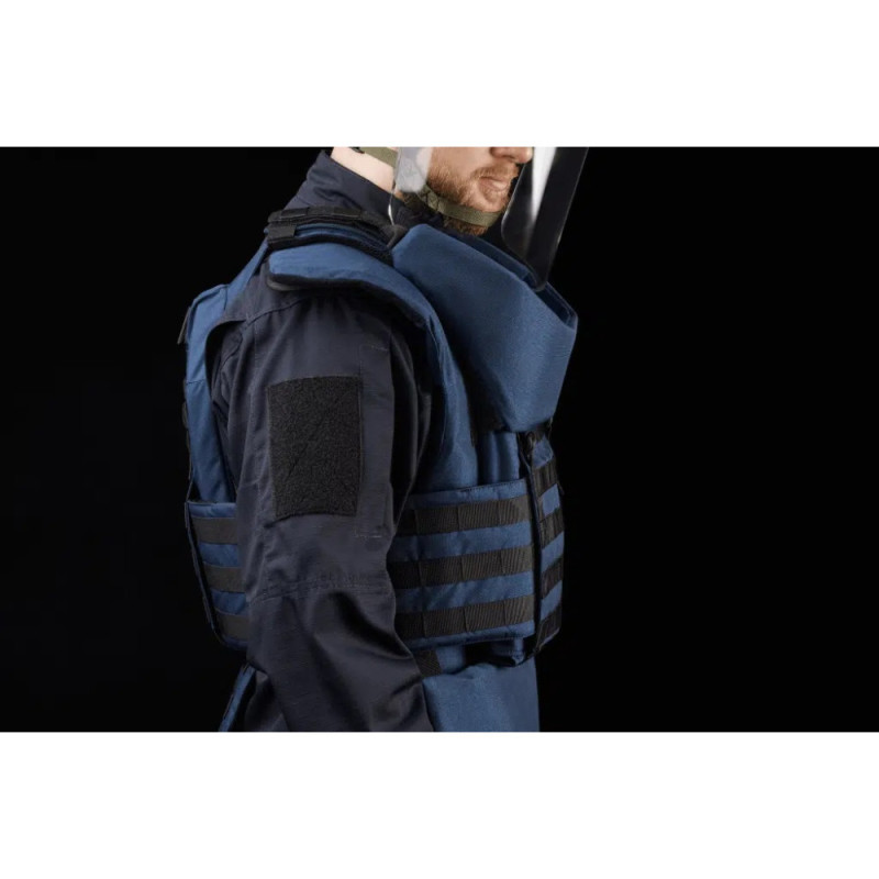 Ukrainian Armor Anti-debris kit HDA (Humanitarian Demining Apron), protection class DSTU 2, size L-XL, blue (HDALXLBLUE2)