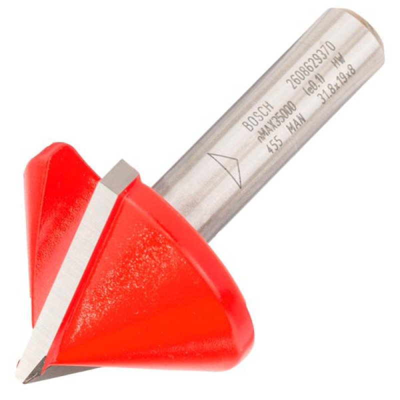 Bosch Фреза V-подібна пазова Bosch Professional Expert S8 D31.8 L19 90° (2.608.629.370)