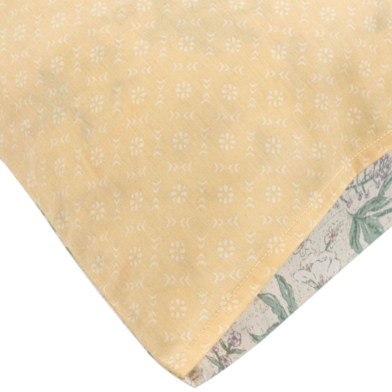 ARDESTO Bedding set 2.0 Gloria, sateen, duvet cover 200x220cm, bed sheet 230x240cm, pillowcases (2) 50x70cm, 100% cotton, flowers powder (ART2022FW)