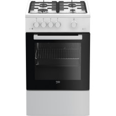 Beko Cooker gas, 55L, 50x60cm, white (FSG52020FW)