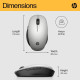 HP Мышь Dual Mode BT/WL Silver (6CR72AA)