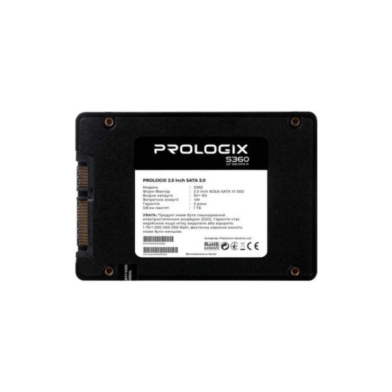 Накопитель SSD 2.5" 1TB S360 Prologix (PRO1000GS360)