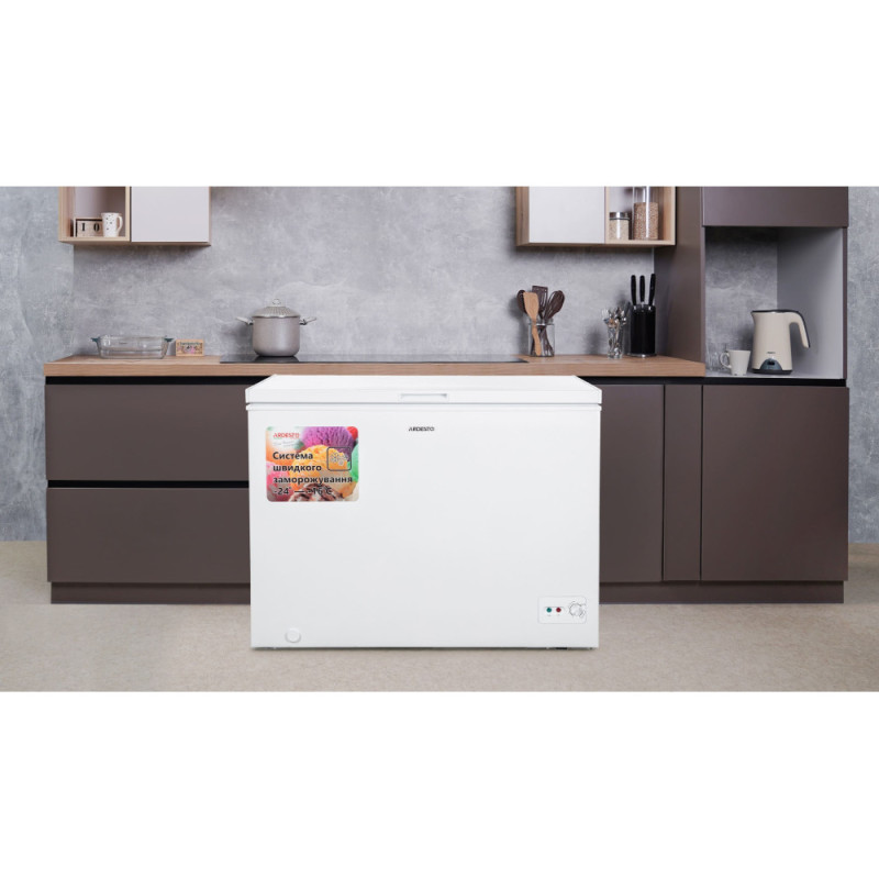ARDESTO Chest freezer, 290L, A+, ST, white (FRM-300MCH)