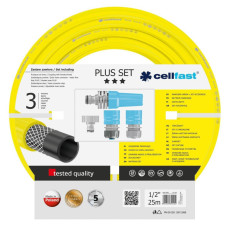 Cellfast Irrigation kit PLUS 1/2”, 25m with sprinkler and connection kit, -10…+50°C (10-290)