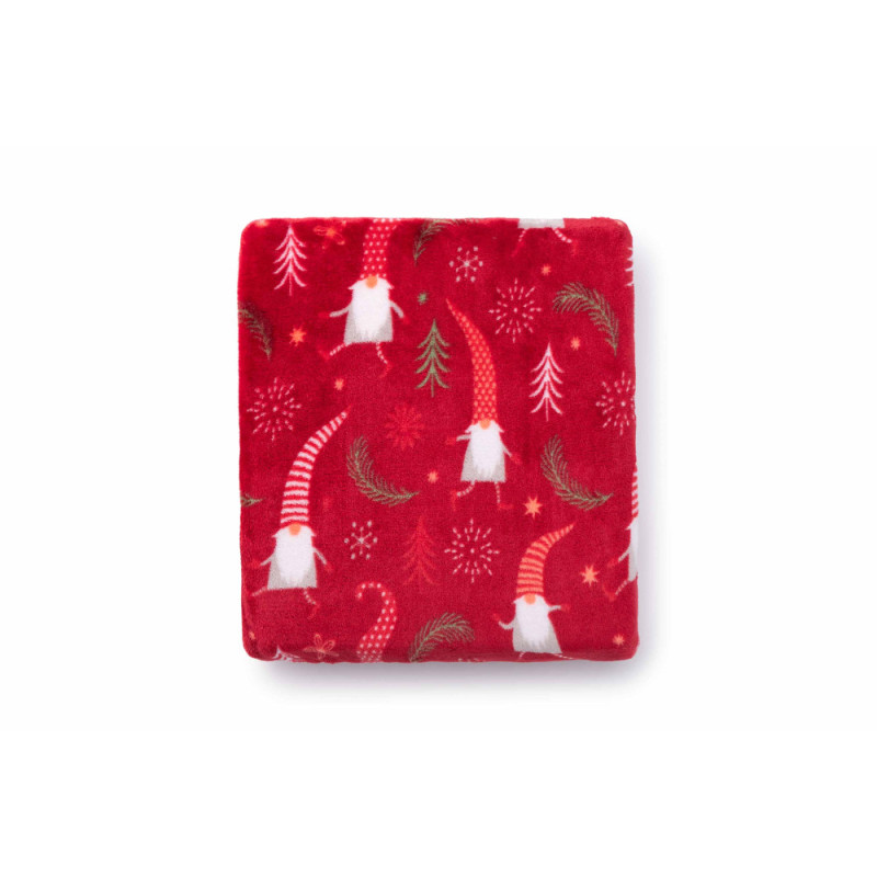 ARDESTO Flannel blanket, 160x200 cm, dancing gnomes, 100% polyester (ART0111PB)