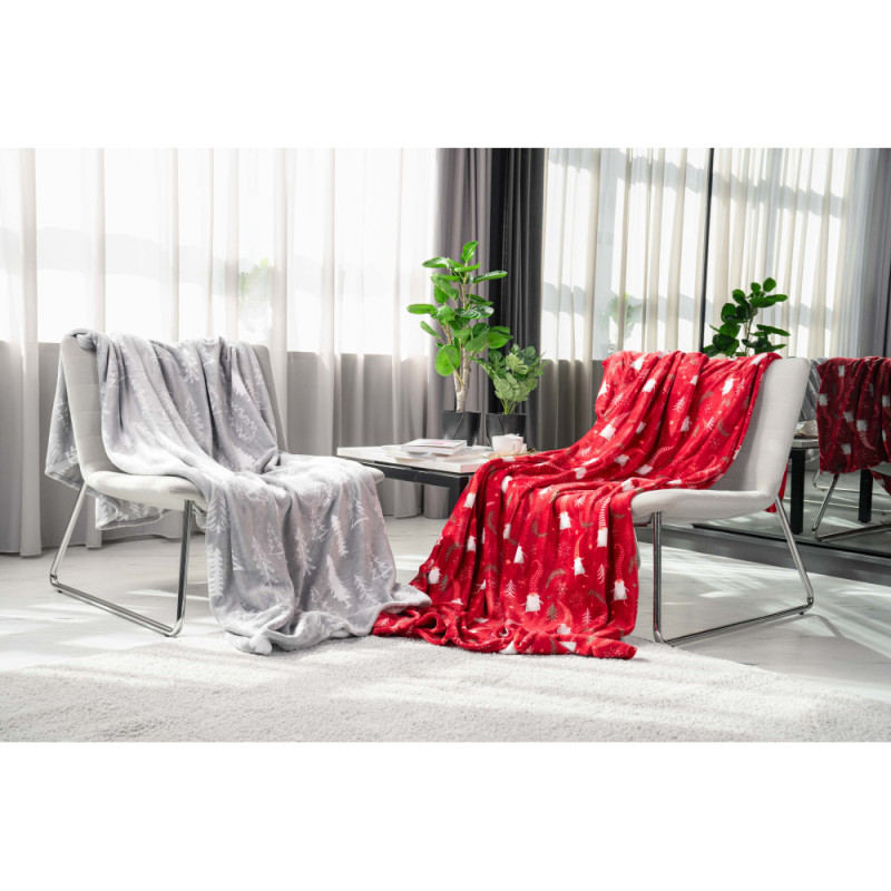 ARDESTO Flannel blanket, 160x200 cm, dancing gnomes, 100% polyester (ART0111PB)