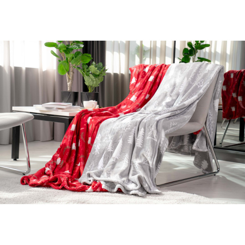 ARDESTO Flannel blanket, 160x200 cm, dancing gnomes, 100% polyester (ART0111PB)