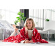 ARDESTO Flannel blanket, 160x200 cm, dancing gnomes, 100% polyester (ART0111PB)