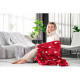 ARDESTO Flannel blanket, 160x200 cm, dancing gnomes, 100% polyester (ART0111PB)