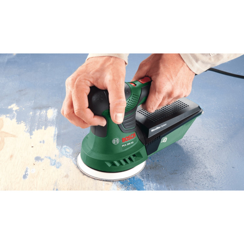 Bosch Шлифмашина эксцентриковая PEX 300 AE 200Вт 125мм 4000-24000об·мин 1.5кг (0.603.3A3.000)