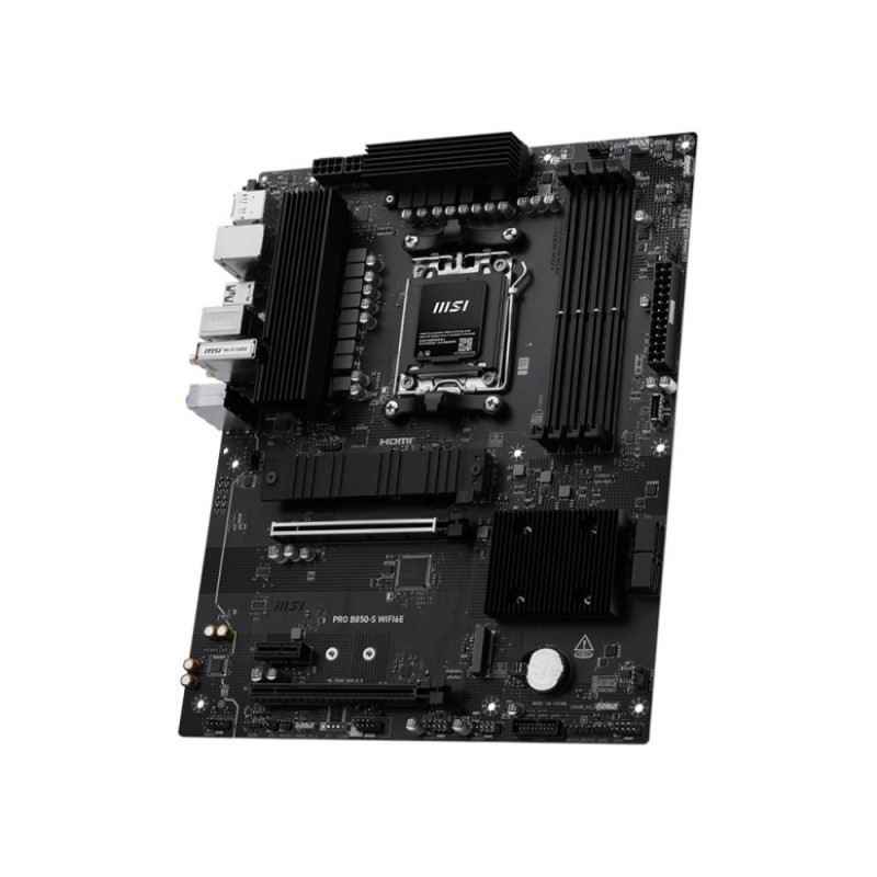MSI Motherboard PRO B850-S WIFI6E sAM5 B850 4xDDR5 M.2 HDMI WiFi BT ATX (911-7E80-002)