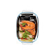 ARDESTO Baking pan Black Mars, 34х22х6cm, borosilicate glass, rectangular, transparent (AR2402BG)