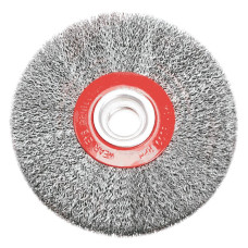 Verto Disc brush, corrugated wire, 200mm, thread 32mm (62H212)