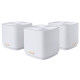 ASUS ASUS Router ZenWiFi XD4 3PK PLUS white AX1800 1xGE LAN 1x1GE WAN WPA3 OFDMA MESH (90IG07M0-MO3C40)