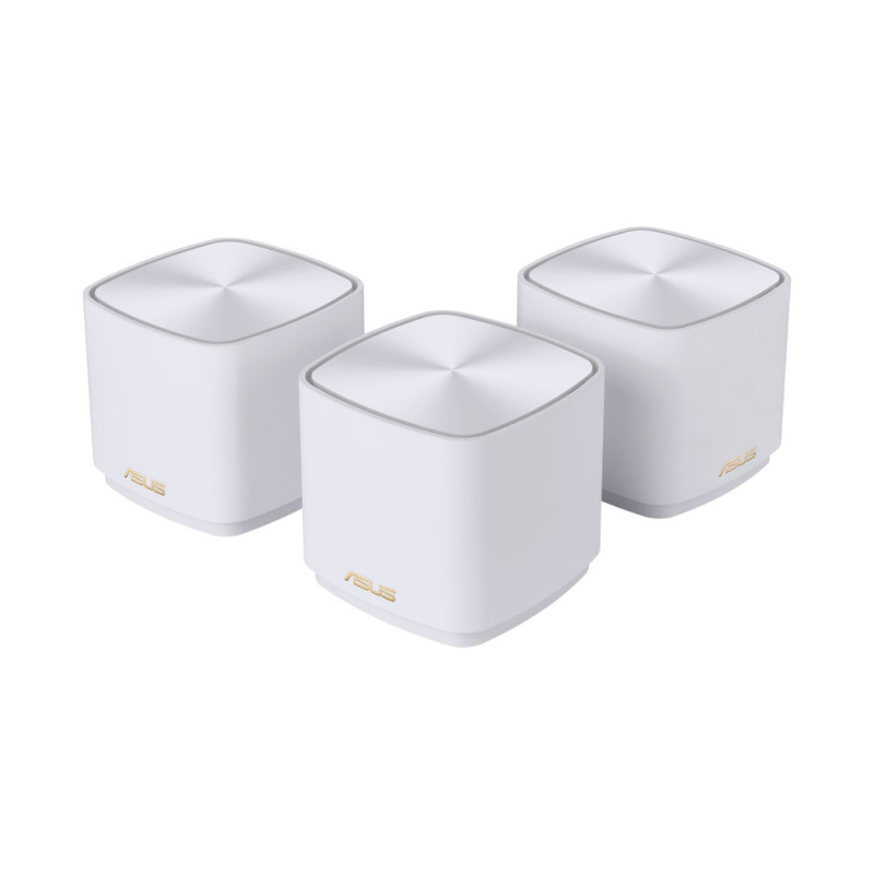 ASUS ASUS Router ZenWiFi XD4 3PK PLUS white AX1800 1xGE LAN 1x1GE WAN WPA3 OFDMA MESH (90IG07M0-MO3C40)