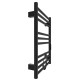 Hygge Family towel dryer electric Greenwich, 570х430х80mm, timer-regulator, steel, black matt (6.1.0300.06.BM)