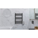 Hygge Family towel dryer electric Greenwich, 570х430х80mm, timer-regulator, steel, black matt (6.1.0300.06.BM)