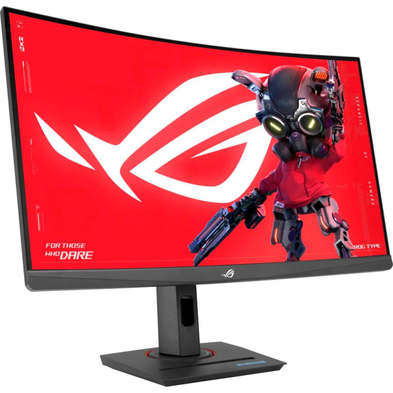 ASUS Монітор 27" ROG Strix XG27WCMS HDMI, DP, USB-C, Audio, VA, 2560x1440, 280Hz, 1ms, sRGB 125%, CURVED, AdaptiveSync, HAS, HDR400 (90LM09Y1-B01370)
