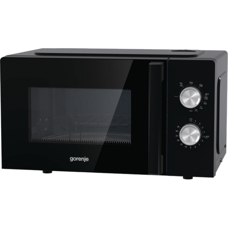 Gorenje Microwave oven, 20L, 800W, grill, black (MO20E2BH)