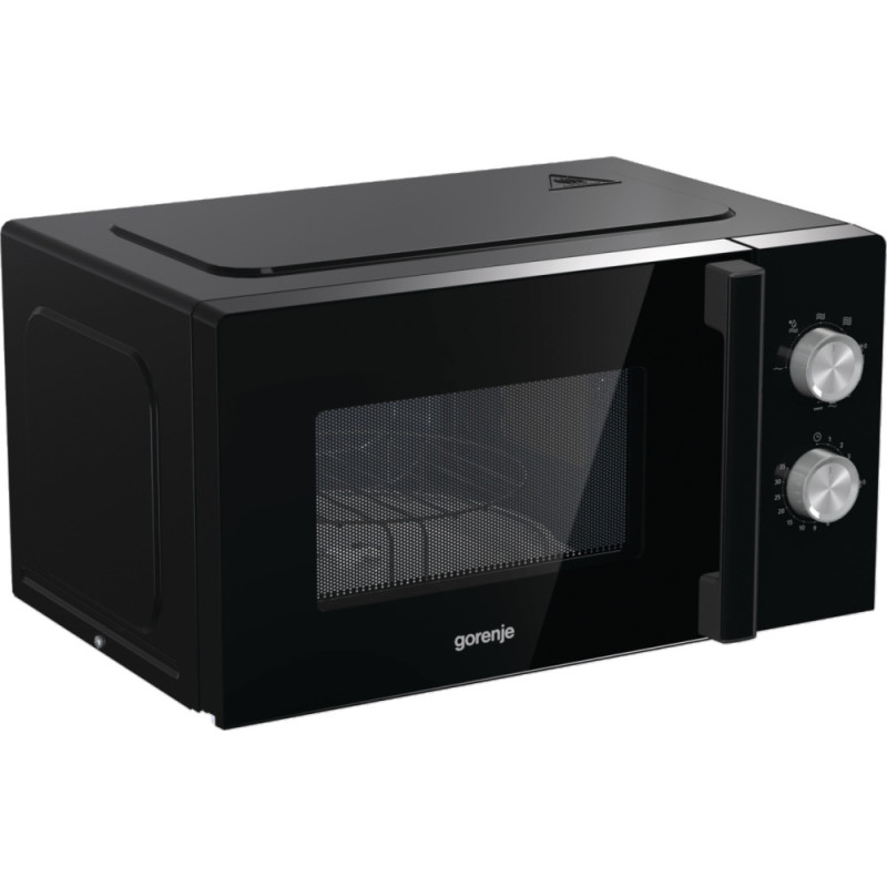 Gorenje Microwave oven, 20L, 800W, grill, black (MO20E2BH)