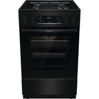 Gorenje Плита комбінована, 62л, 50x60см, дисплей, IconLed, емальовані, чорний (GK5C60BJ)