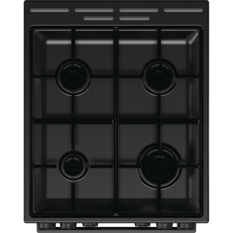 Gorenje Плита комби, 62л, 50x60см, дисплей, IconLed,эмалированные, черный (GK5C60BJ)