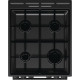 Gorenje Плита комби, 62л, 50x60см, дисплей, IconLed,эмалированные, черный (GK5C60BJ)