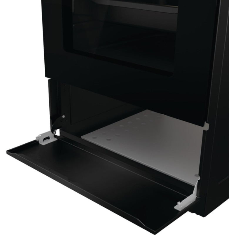 Gorenje Плита комби, 62л, 50x60см, дисплей, IconLed,эмалированные, черный (GK5C60BJ)