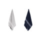 ARDESTO Terry towel set Holiday 4 pcs., 50х90cm, 2 pcs. - indigo, 2 pcs. - silver, 100% cotton (ART2550IS)