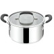 Tefal Pot with lid, Jamie Oliver Home Cook, 3.1 l, 20 cm, stainless steel (E3184455)