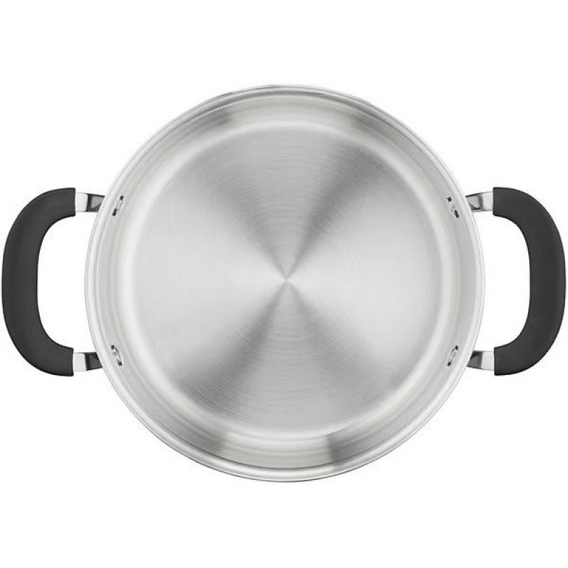 Tefal Pot with lid, Jamie Oliver Home Cook, 3.1 l, 20 cm, stainless steel (E3184455)