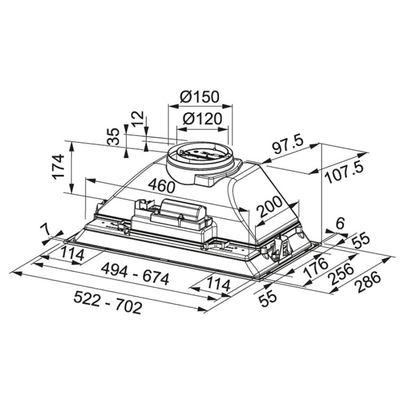 Franke Inca Smart FBI 525 XS HCS (305.0599.509)