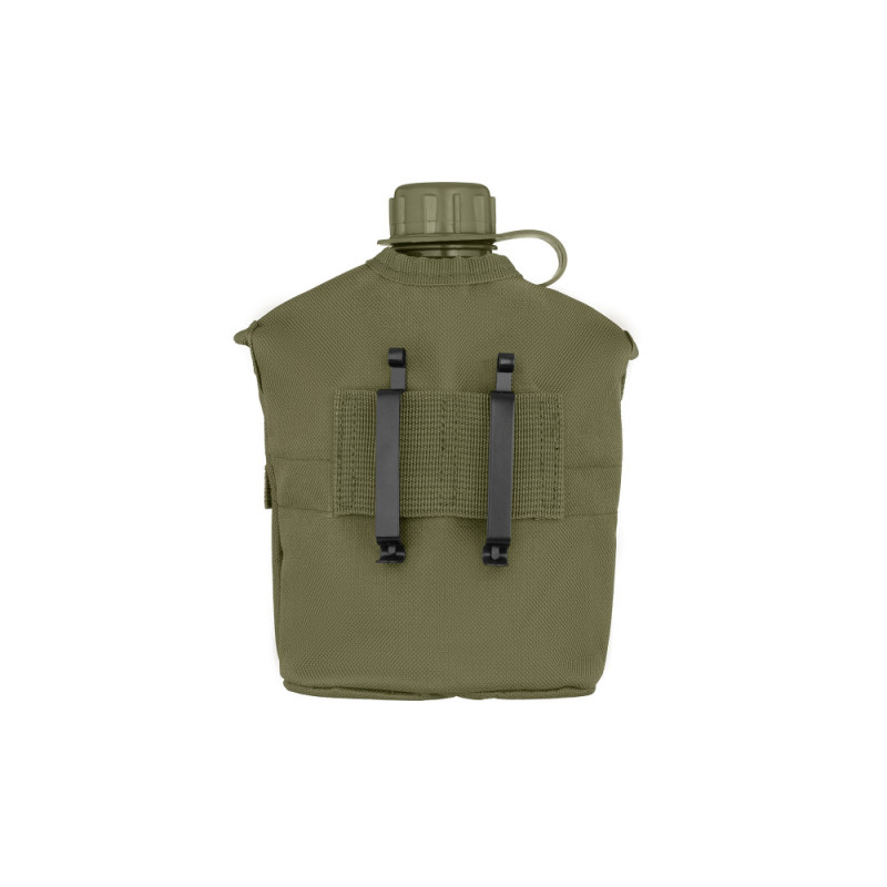 2E Tactical flask in a cover Flask WB01, 1l, with a mug for food, olive (2E-TACFWB01-ODGN)