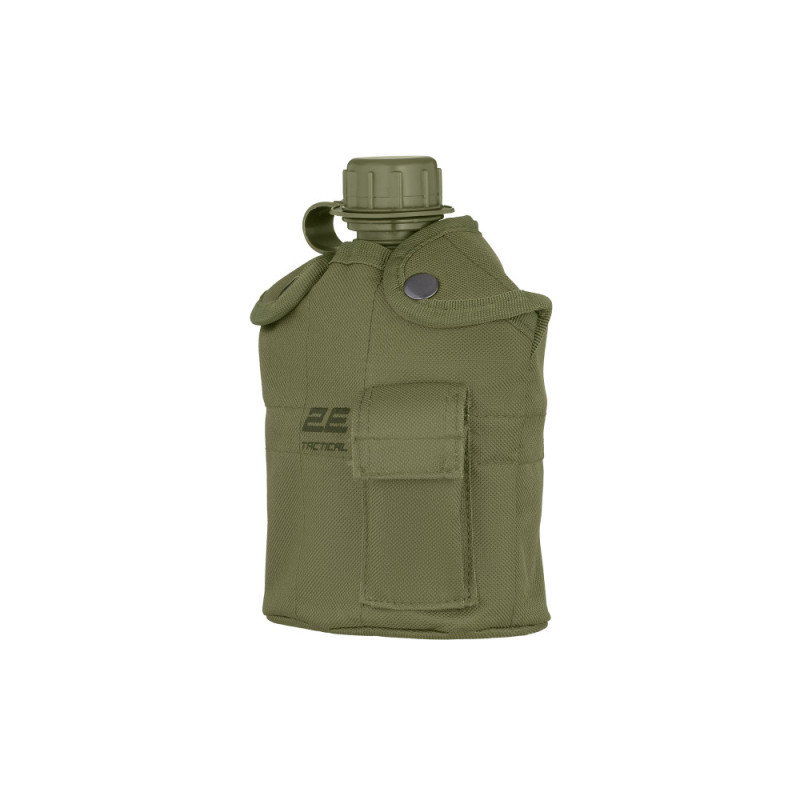 2E Tactical flask in a cover Flask WB01, 1l, with a mug for food, olive (2E-TACFWB01-ODGN)