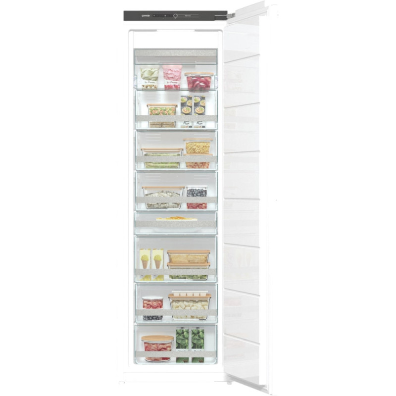 Gorenje freezer built-in, 177x56x55, 212l, A++, NF, display int, white (FNI518EA1)